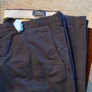 Classic Fit Flat Front Pants